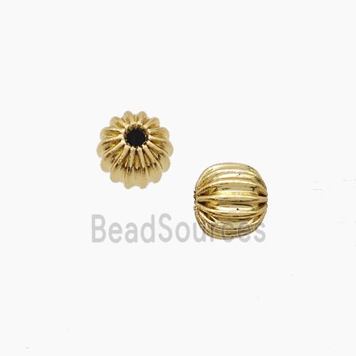 Copper bead, silver plated