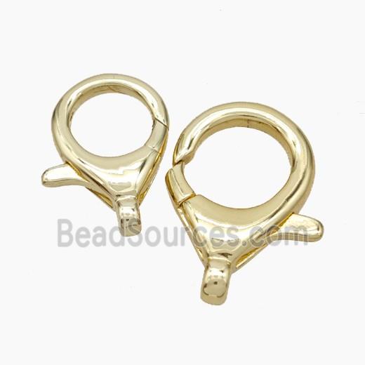 Copper Lobster Clasp Gold Plated