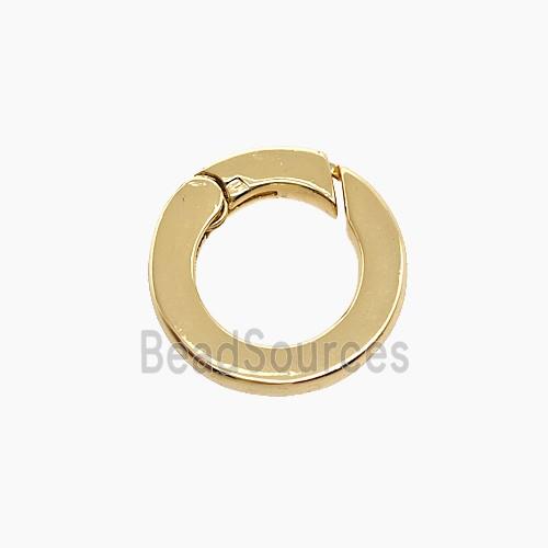 Copper Carabiner Clasp 18K Gold Plated