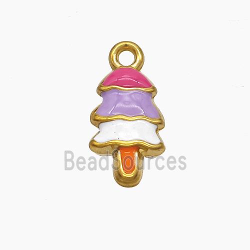 Stainless Steel Pendant, Gold plated