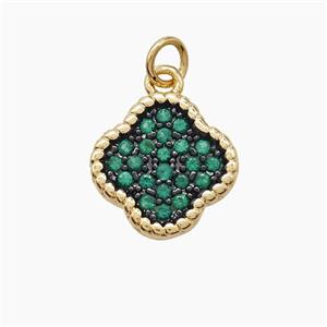 Enamel Copper Pendant, Gold Plated, approx 14mm