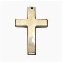 Hematite Cross Pendant, approx 33-52mm