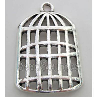birdcage tibetan silver pendants non-nickel