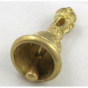 copper pendant, bell, brass