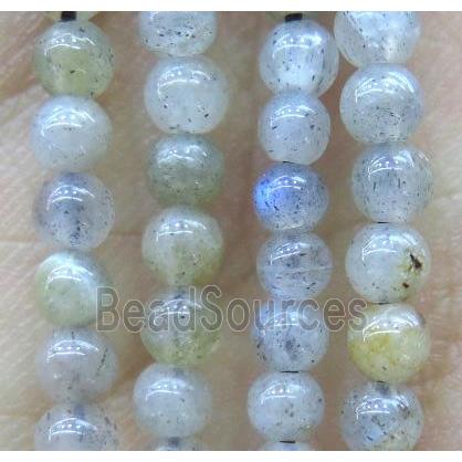 tiny Labradorite beads, round