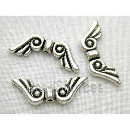 Tibetan Silver Angel wing beads