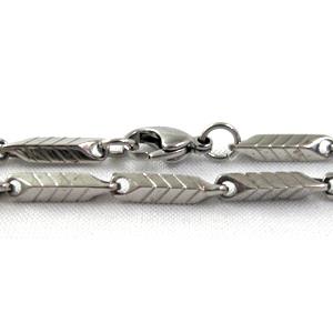 platinum plated Stainless Steel Necklace