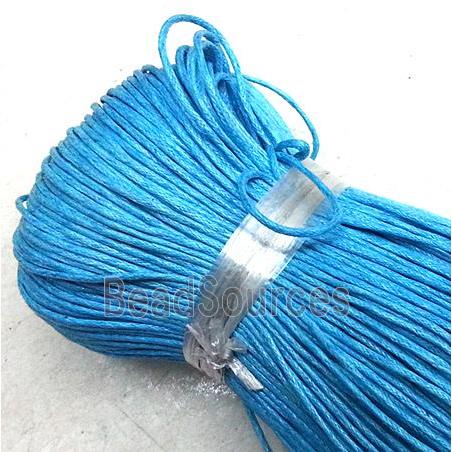 jewelry Binding Waxed Wire, aqua
