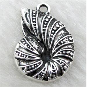 Tibetan Silver pendant, lead free and nickel free, 18x22mm