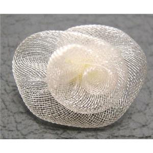 Handcraft Fabric Flower, 17mm diameter