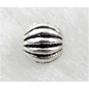 Tibetan Silver Spacers Non-Nickel, 3.8mm dia