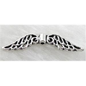 Tibetan Silver Angel wing non-nickel, 32mm wide