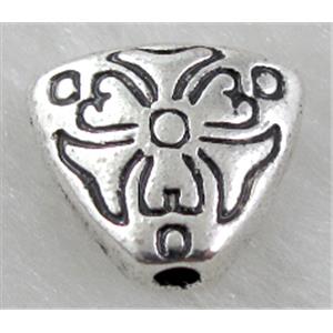 Tibetan Silver Spacers Non-Nickel, 10x10mm,3.5mm thin