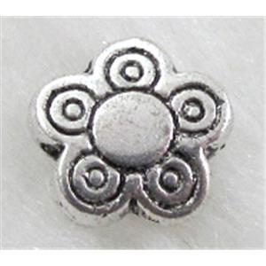 Tibetan Silver Spacers Non-Nickel, 10mm dia, 3mm thin