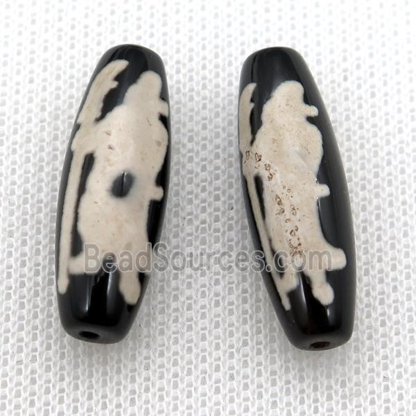 tibetan DZi rice beads