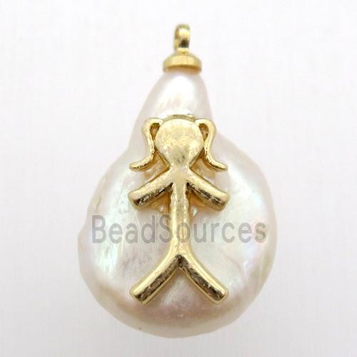 Natural Pearl pendant