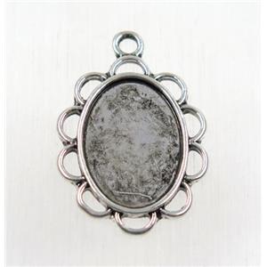 tibetan silver pendants, non-nickel, approx 20x25mm