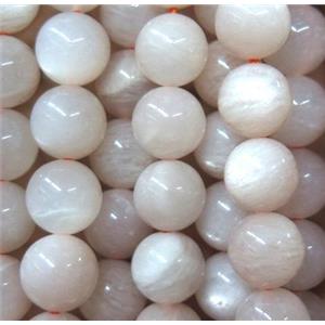moonstone beads, round, approx 8mm dia