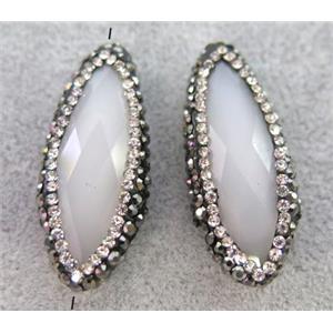 gemstone bead paved rhhinestone, approx 15-35mm