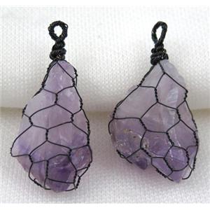 gemstone pendant, freeform, approx 20-50mm