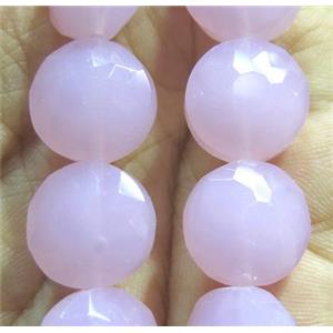 Chinese crystal glass bead, faceted flat round, approx 16mm dia, 20pcs per st