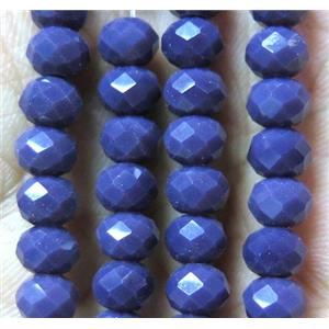chinese crystal glass bead, faceted rondelle, approx 4mm dia, 135pcs per st