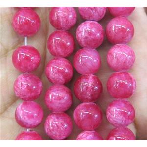 jade bead, round, stabile, approx 6mm dia, 63pcs per st