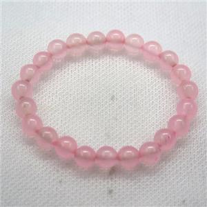 Stretch Jade bracelet, dye, approx 6mm, 28pcs per st