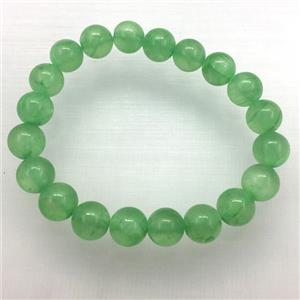 Stretch Jade bracelet, dye, approx 6mm, 28pcs per st