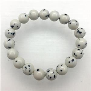Stretch Jade bracelet, dye, approx 6mm, 28pcs per st