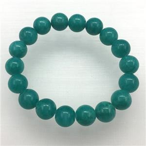 Stretch Jade bracelet, dye, approx 6mm, 28pcs per st