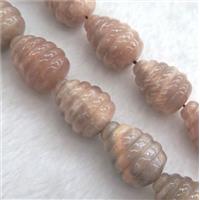 sunstone teardrop beads, approx 15x20mm, 15.5 inches