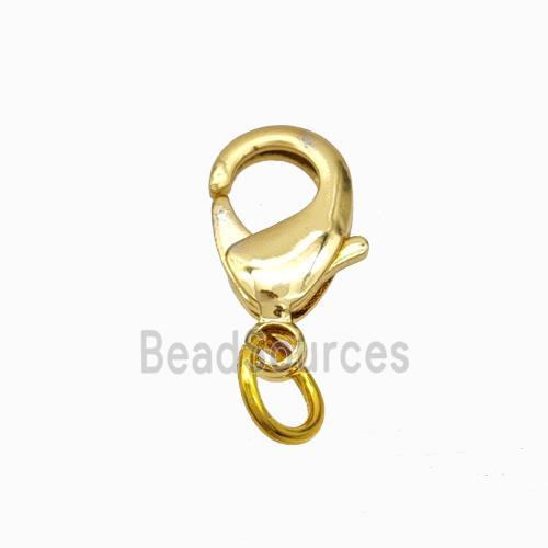 Copper Lobster Clasp Gold Plated