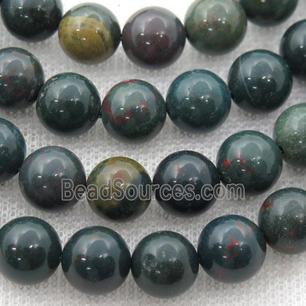 chook BloodStone Beads, round