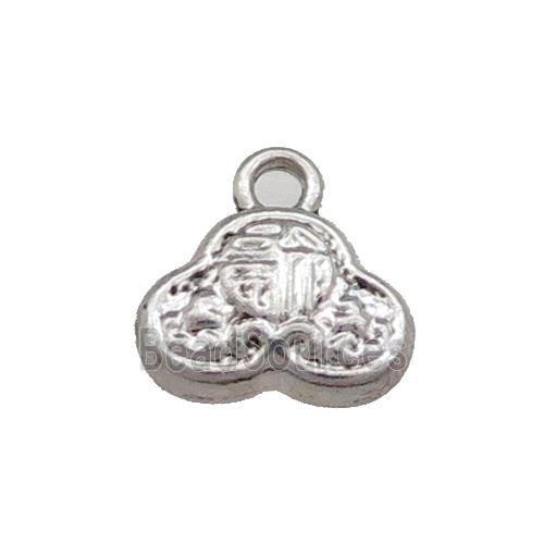 Tibetan Style Zinc Pendant Antique Silver