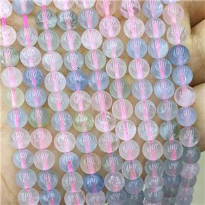 Natural Morganite Beads Multicolor Smooth Round, approx 10mm dia