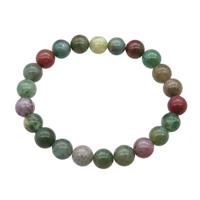 Indian Agate Bracelet Stretchy Round, approx 8mm dia