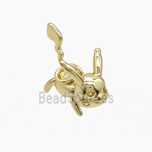 Copper Pendant, Gold Plated