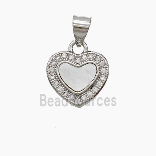 Copper Pendant Pave Zircon, Gold Plated