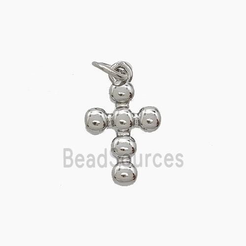 Copper Pendant Pave Zircon, Gold Plated