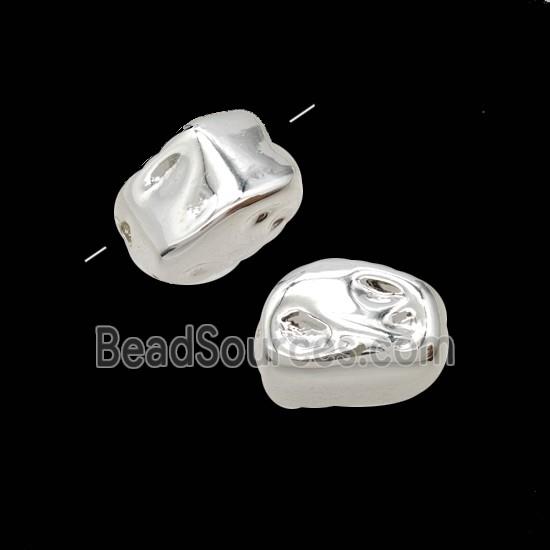 Copper Pendant Pave Zircon, Gold Plated