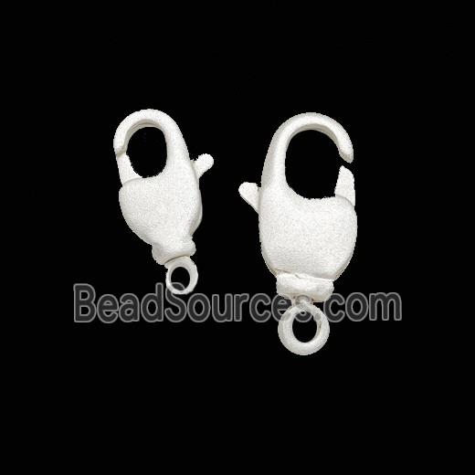 Copper Lobster Clasp Shiny Silver