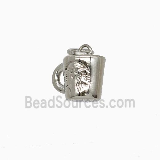 Copper Bead, Platinum Plated