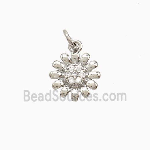 Copper Pendant, Platinum Plated