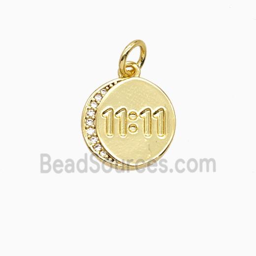 Copper Pendant, Platinum Plated