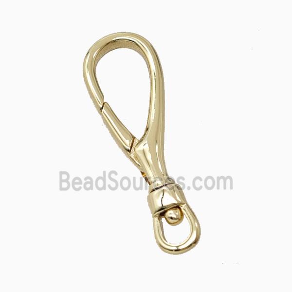Copper Carabiner Clasp Gold Plated