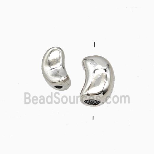 Copper Bead Pave Zircon, Gold Plated