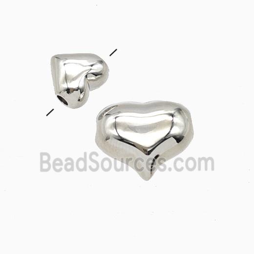 Copper Bead Pave Zircon, Gold Plated