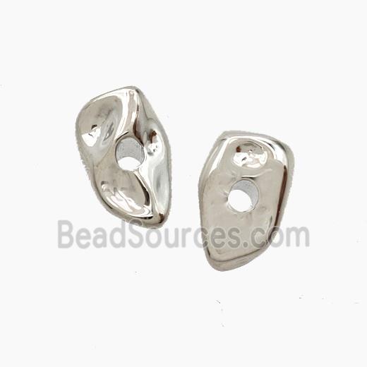 Copper Beads Platinum Plated