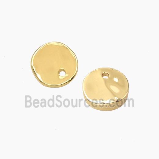Copper Coin Pendant Gold Plated